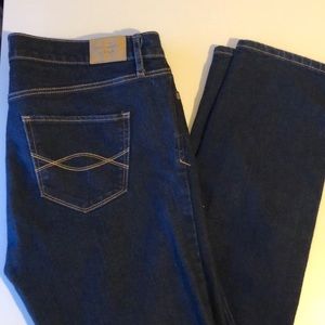 Abercrombie & Fitch dark boot cut stretch jean